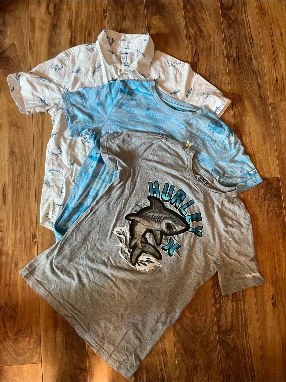 🦈 Boys Large Shark Tee Bundle